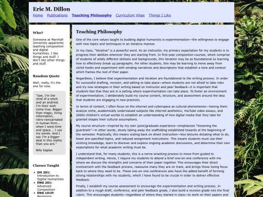 philosophy screenshot