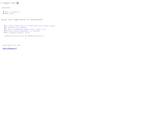 poison screenshot