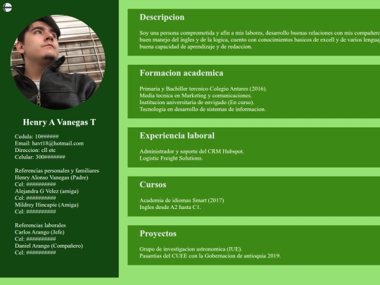 Hoja de vida/Hojadevida screenshot