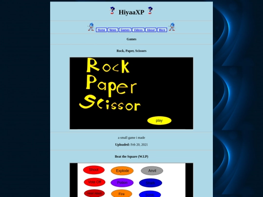 games screenshot