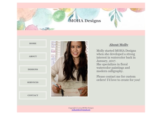 Moha Designs/about screenshot