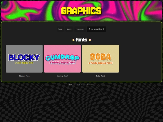 pages/graphics/design-stuff screenshot