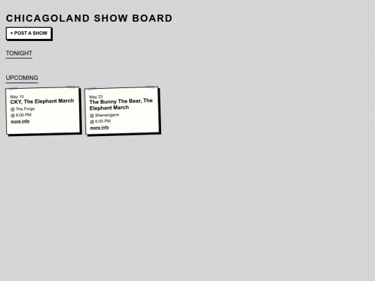 chicagolandshowboard screenshot