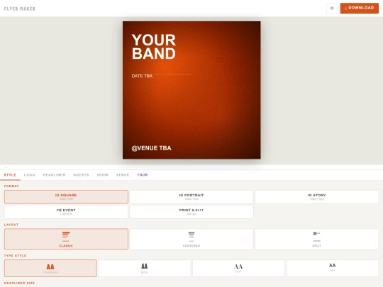 flyer screenshot