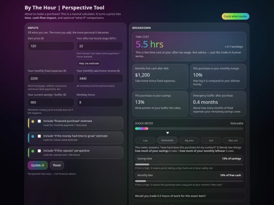 hour screenshot