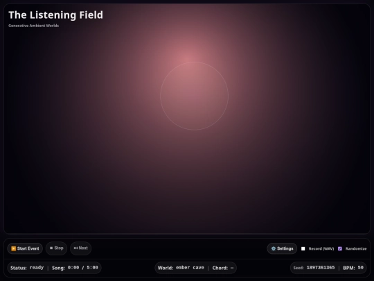 listeningfield screenshot