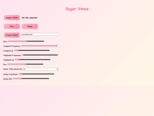sugar screenshot