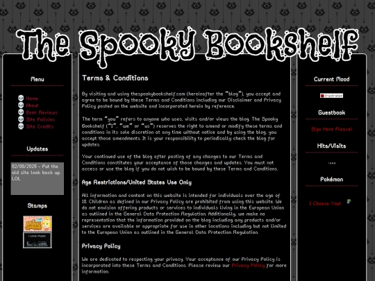 terms screenshot