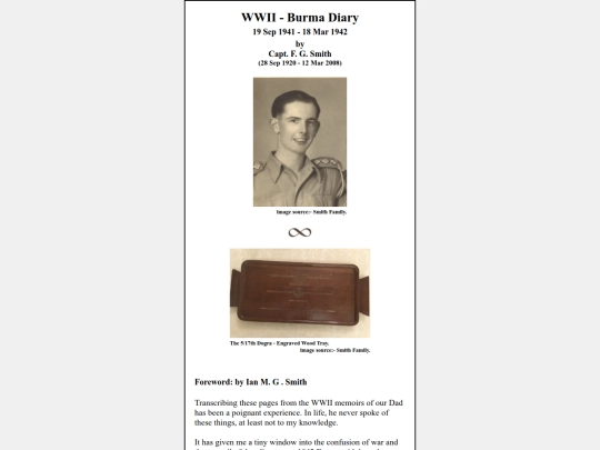 Capt-FG-Smith-WWII-Burma-Diary screenshot