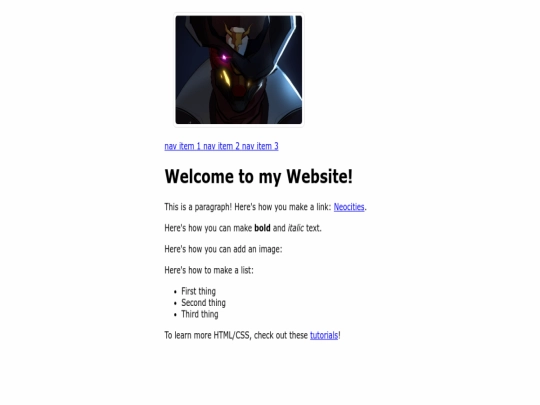 index screenshot