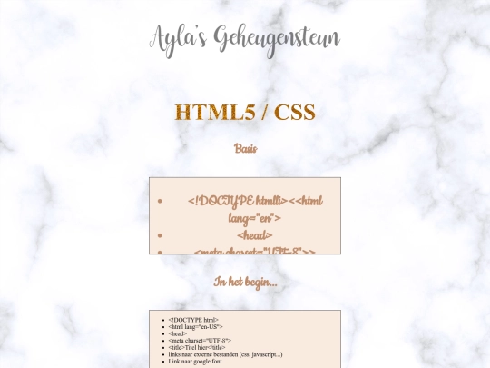 AylaGeheugen/html screenshot