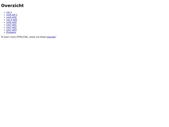 Webanimatie/OverzichtWebanimatie screenshot