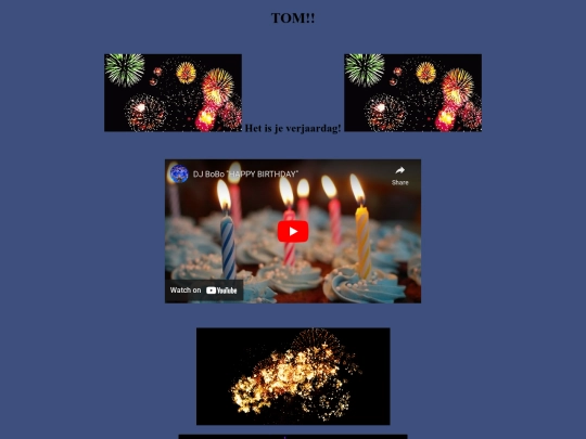 tomverjaardag screenshot