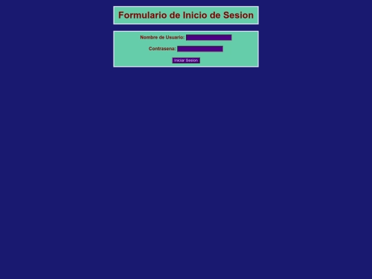 formulariodeiniciodesesion screenshot