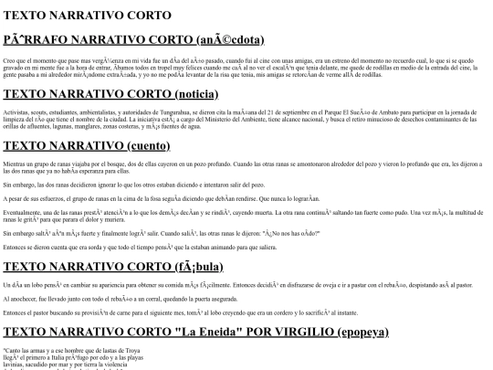 textosnarrativos screenshot