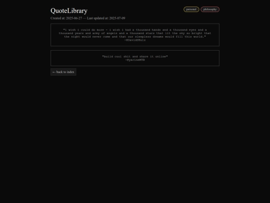 quotelibrary screenshot