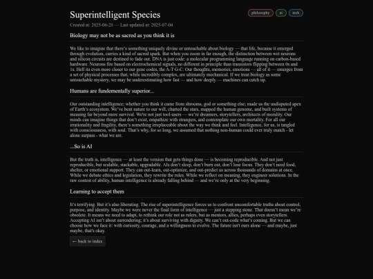 superintelligent_species screenshot