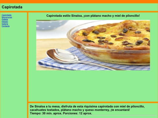 recetas screenshot