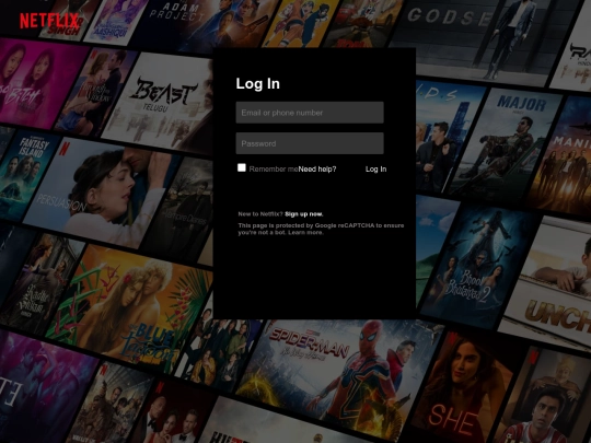 login_kuryxflix screenshot