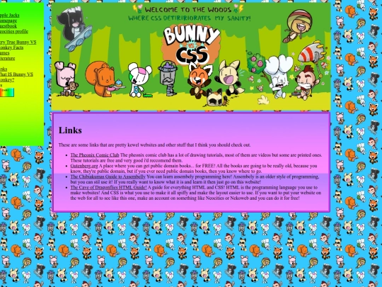 Pages/Links screenshot
