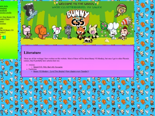 Pages/Literature screenshot