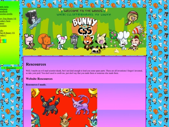 Pages/Rescources screenshot
