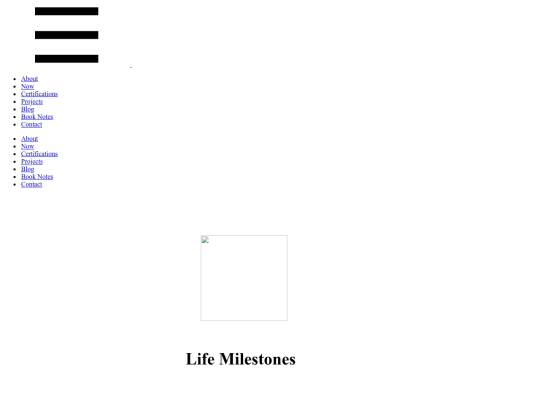 Life-Milestones screenshot