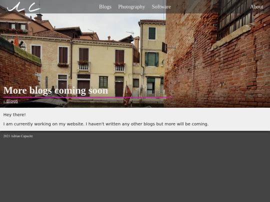 blog-more-blogs-soon screenshot