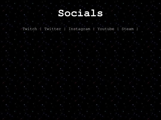 socials screenshot