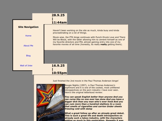 blog screenshot