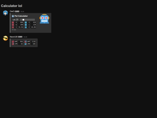 calculator screenshot