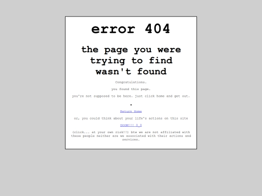 not_found screenshot