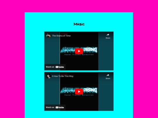 Music screenshot