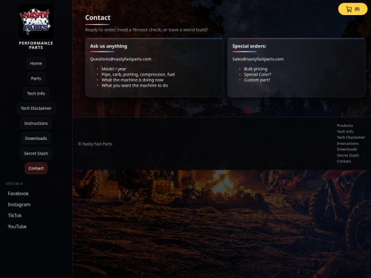 contact screenshot
