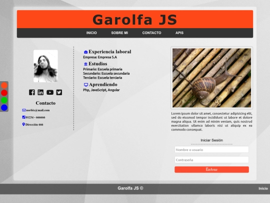 proyectos/garolfa/about screenshot