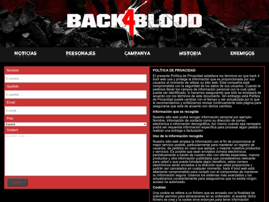 pages/form screenshot