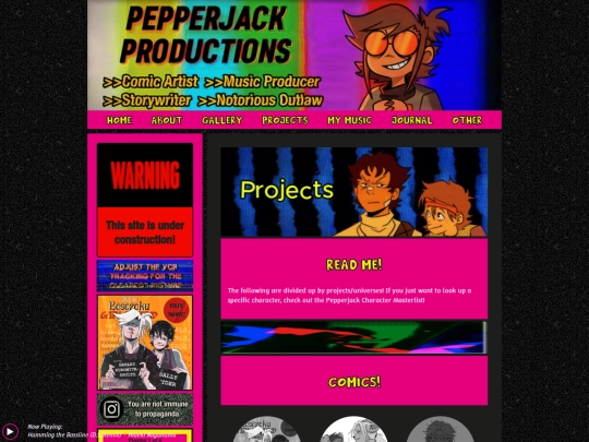 projects screenshot
