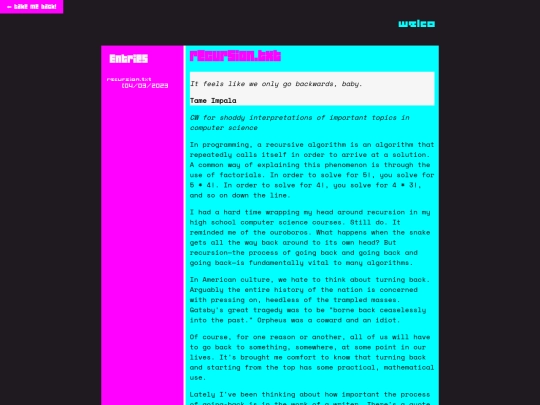blog-posts/recursion screenshot