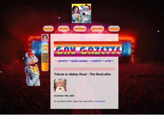gazette/musicreviews screenshot