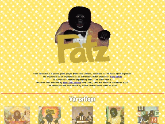 home/shrines/rockafire/fatz screenshot