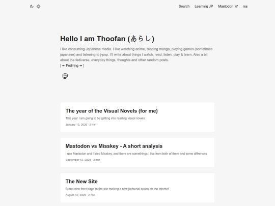 blog/page/1 screenshot