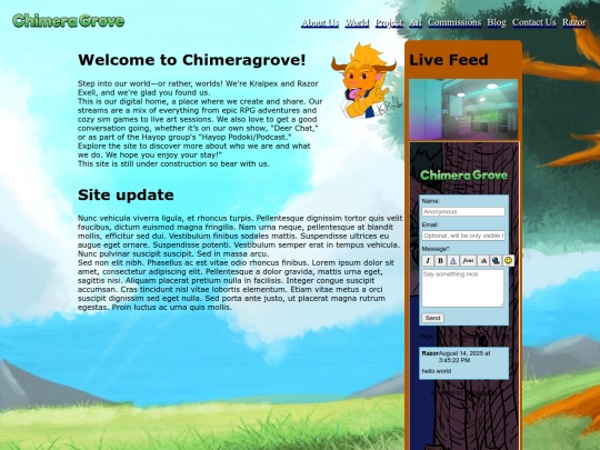 pages/home screenshot