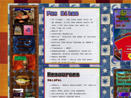 links screenshot