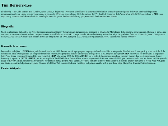 Tim Berners-Lee screenshot