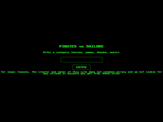 piracy screenshot