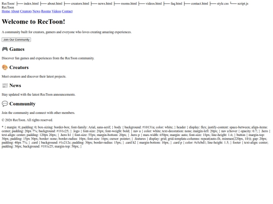 index screenshot
