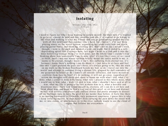 silent/isolating screenshot
