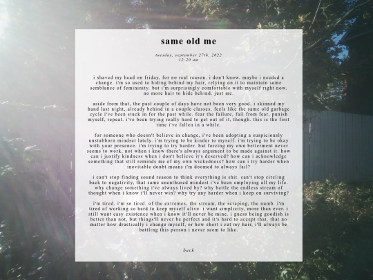 untitled/sameoldme screenshot