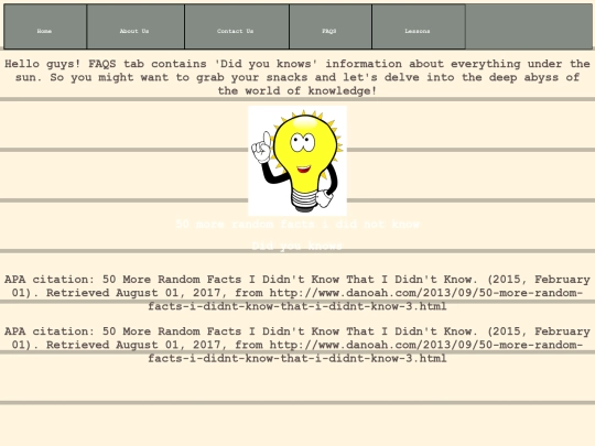 faqs screenshot