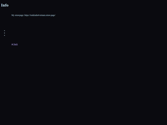 info screenshot
